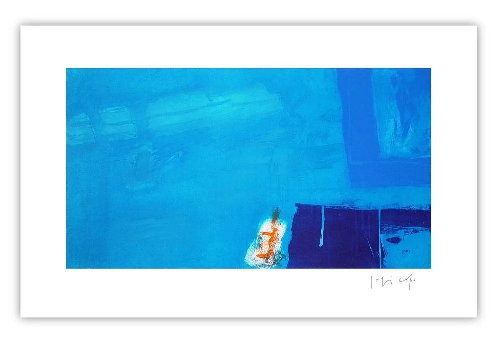 Grabado Capa - Reflejo azul