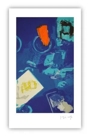 Grabado Capa - Vertical deep blue