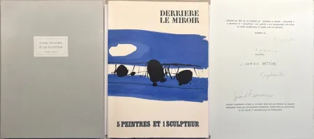 Libro Ilustrado Capdeville - CINQ PEINTRES ET UN SCULPTEUR. Derrière le Miroir n°150. Tirage de Luxe (Capdeville, Garache, Fromanger) 1965