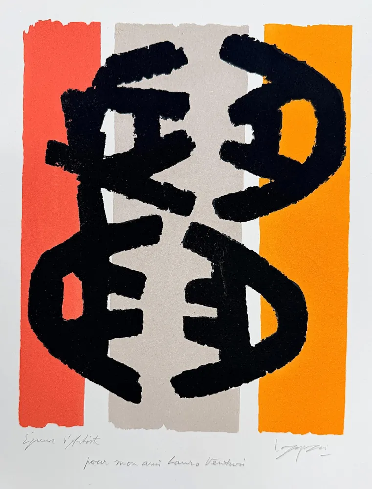 Litografía Capogrossi - Composizione III