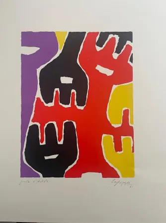 Litografía Capogrossi - Composizione per XX Siecle
