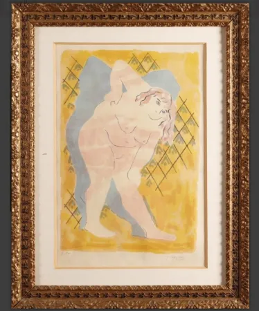 Litografía Capogrossi - Donne