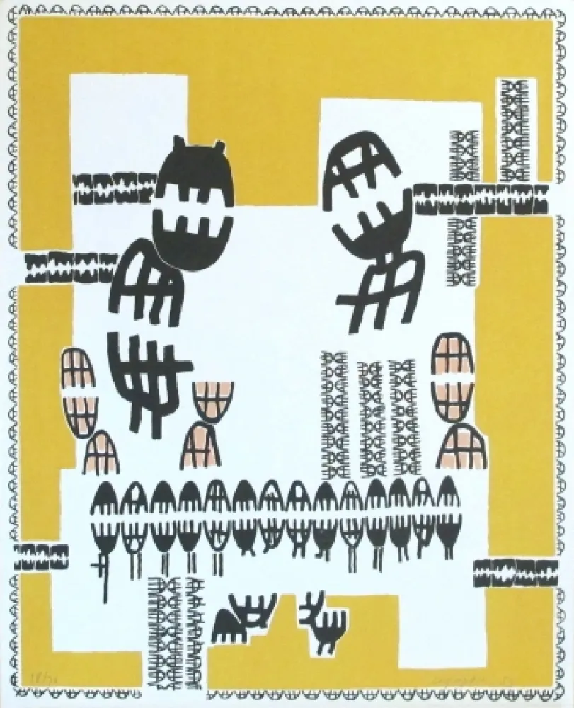 Litografía Capogrossi - Edizioni del Cavallino Venezia