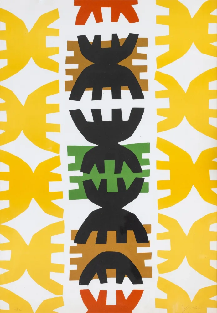 Litografía Capogrossi - Giuseppe Capogrossi (1900 - 1972) - Quarzo N. 3 - Lithograph on paper - 1970