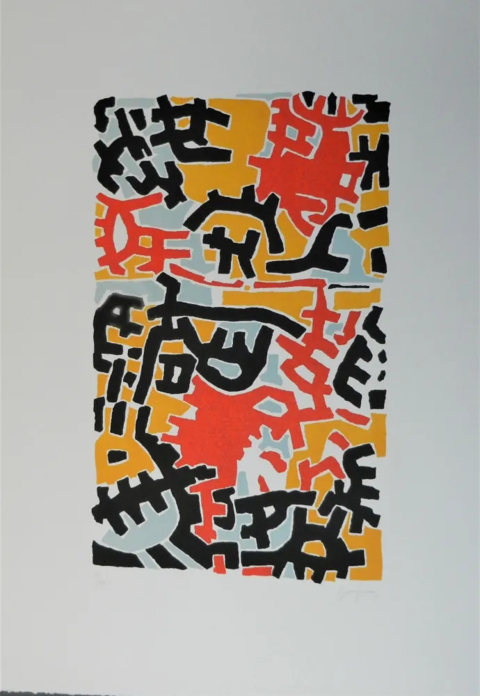 Litografía Capogrossi - Litografia 71