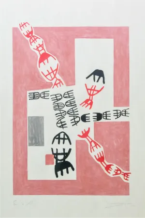 Litografía Capogrossi - Opale 7