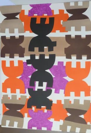 Litografía Capogrossi - Quarzo 1