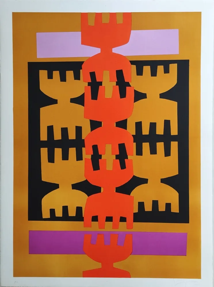 Litografía Capogrossi - Quarzo 4