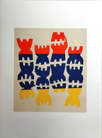 Litografía Capogrossi - Quarzo 5