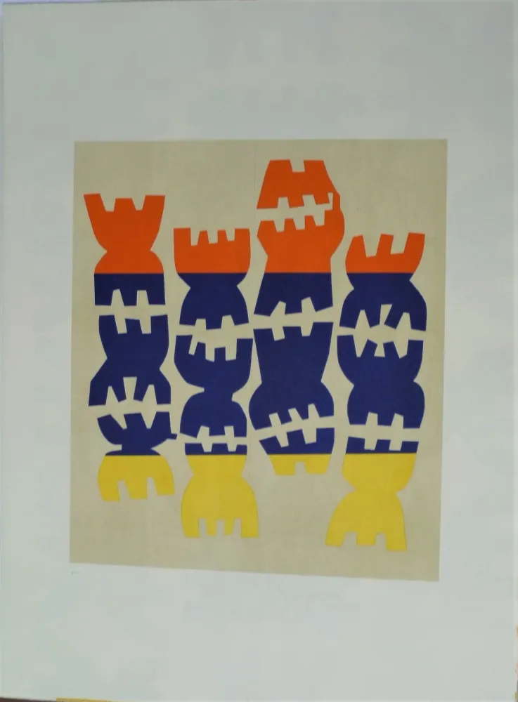 Litografía Capogrossi - Quarzo 5