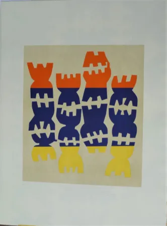 Litografía Capogrossi - Quarzo 5