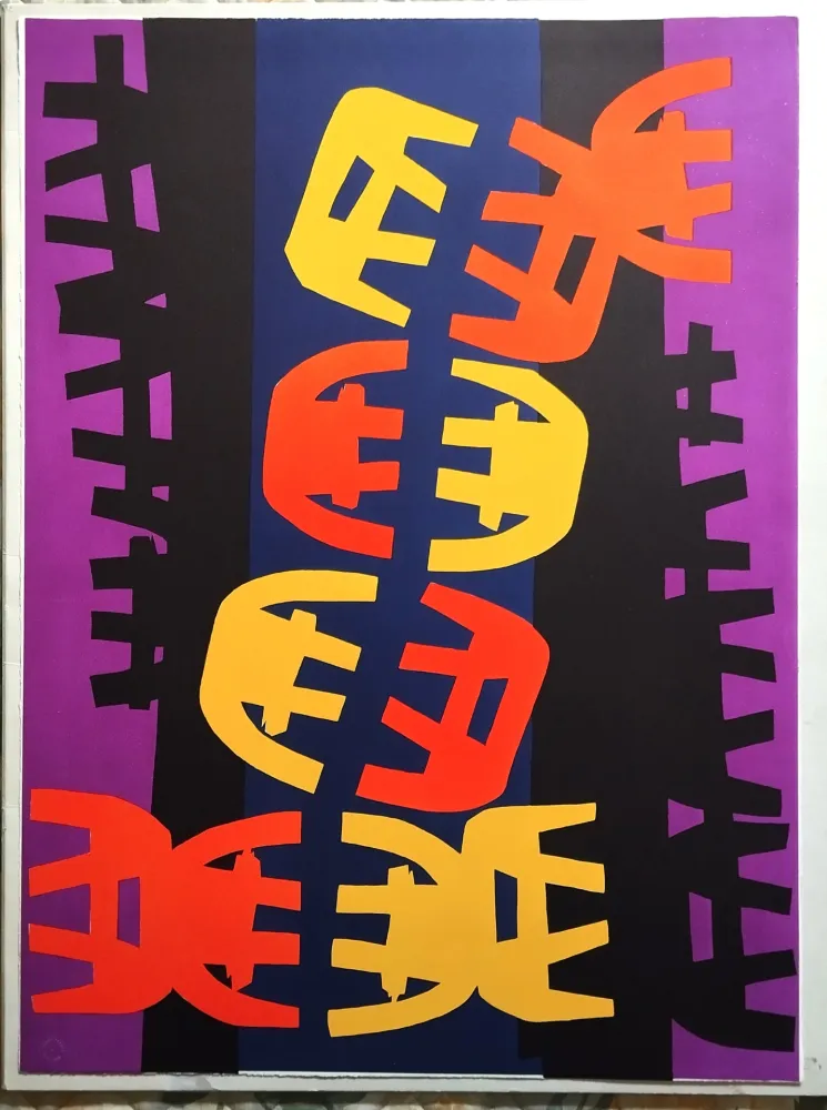 Litografía Capogrossi - Quarzo 6