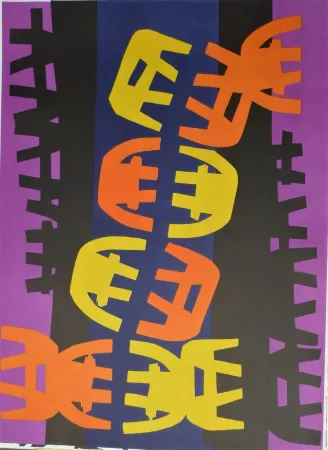 Litografía Capogrossi - Quarzo 6