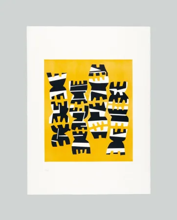 Litografía Capogrossi - Quarzo 8