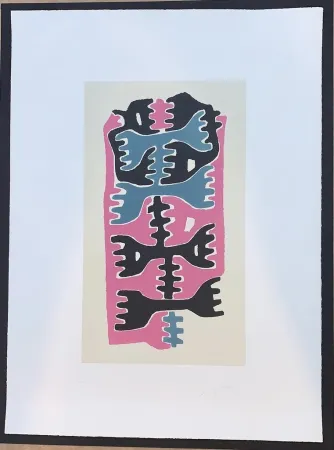 Litografía Capogrossi - Quarzo 9