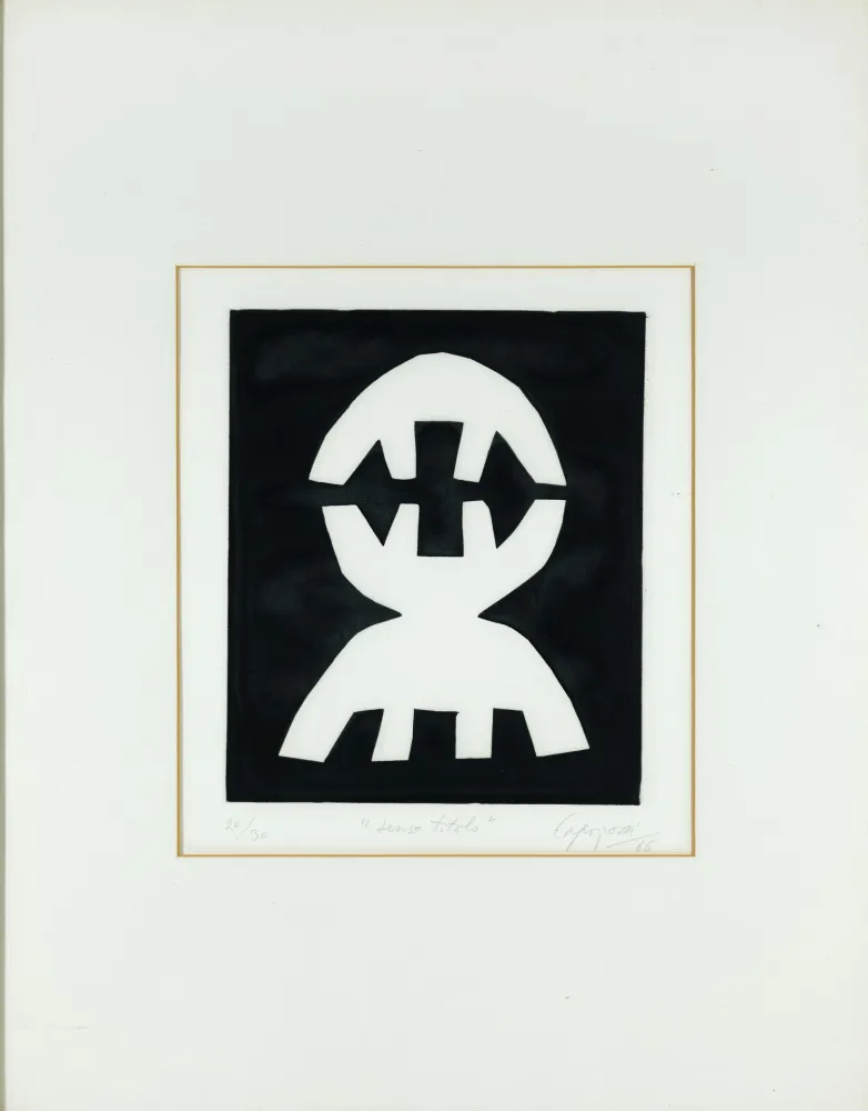 Aguatinta Capogrossi - Senza titolo