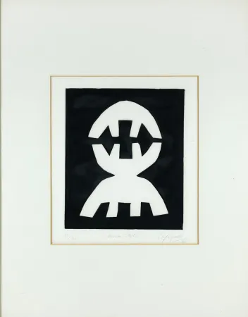 Aguatinta Capogrossi - Senza titolo