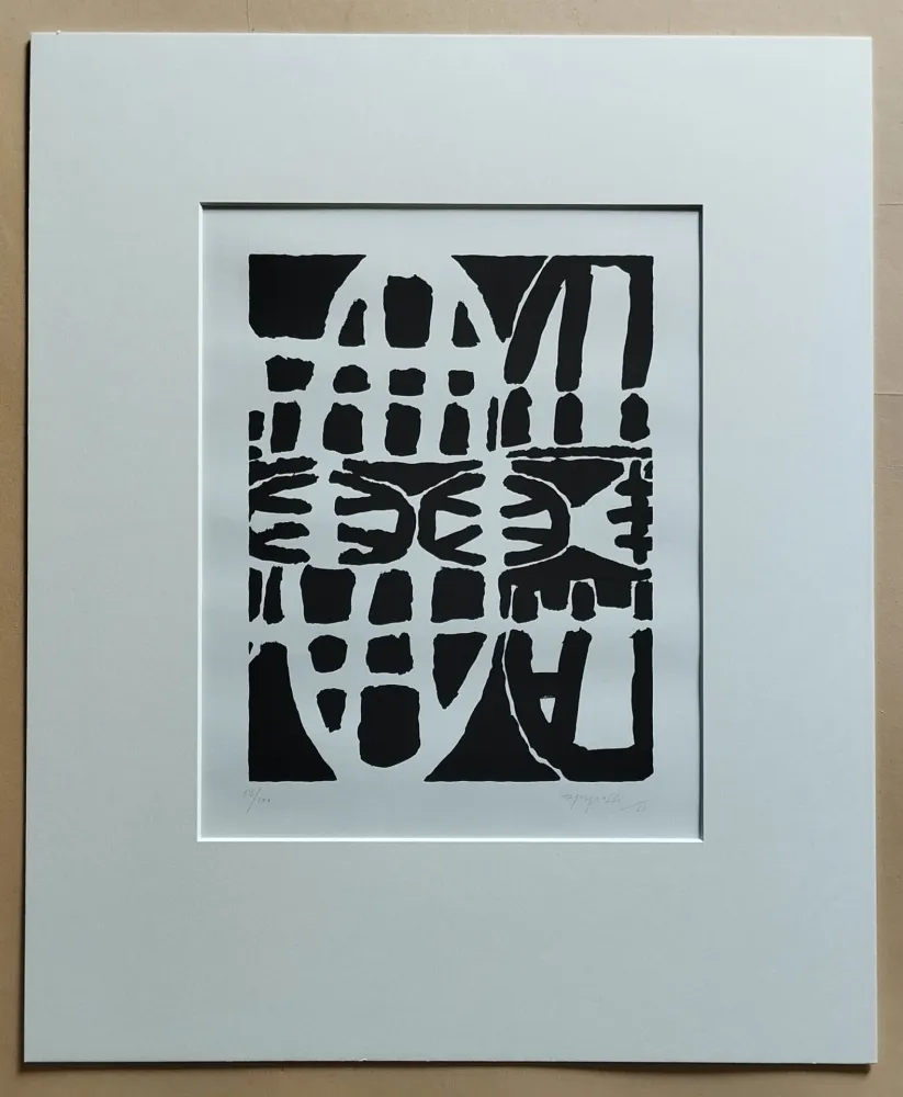 Litografía Capogrossi - Senza titolo