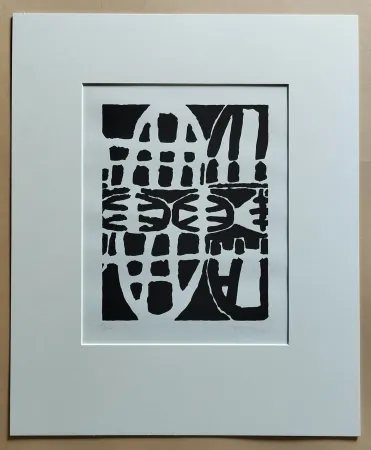 Litografía Capogrossi - Senza titolo