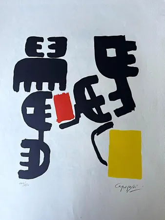 Litografía Capogrossi - Senza titolo