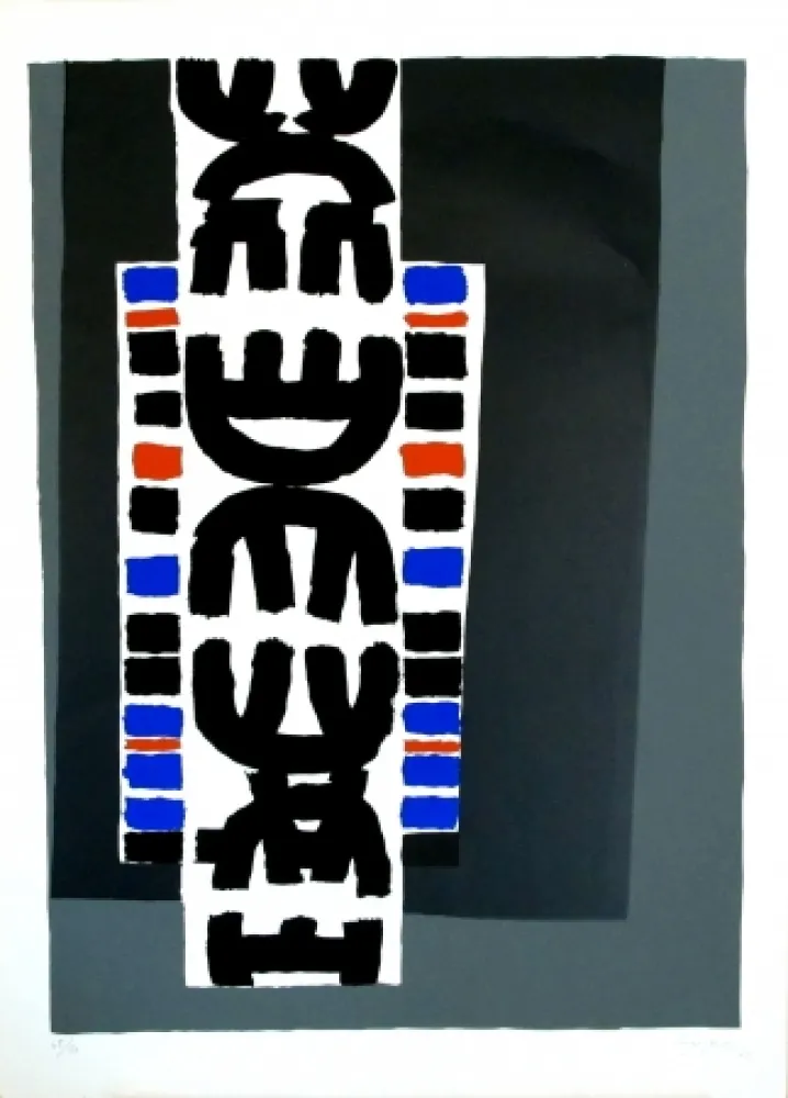 Serigrafía Capogrossi - Serigraphie