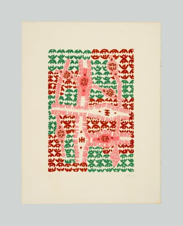 Litografía Capogrossi - Superficie