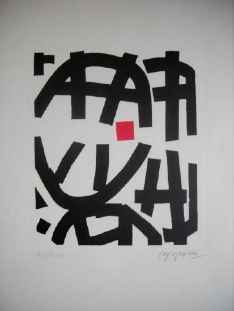 Linograbado Capogrossi - The international avant-garde 4