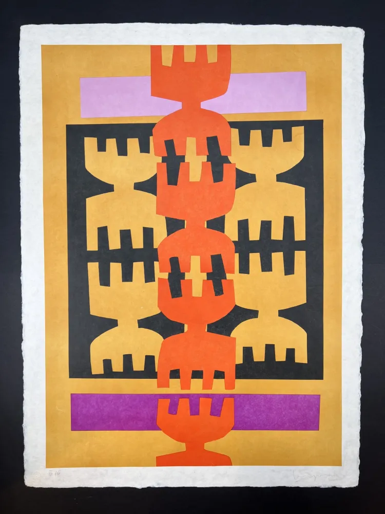 Litografía Capogrossi - Untitled