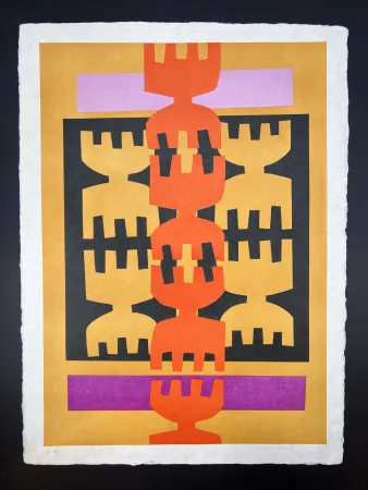 Litografía Capogrossi - Untitled