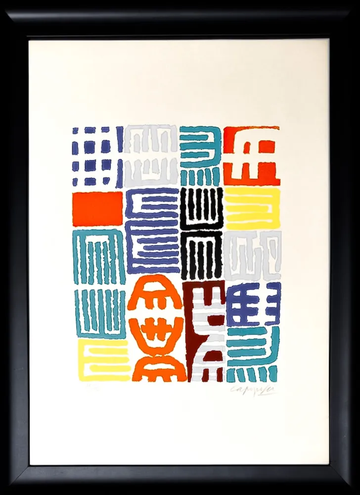 Serigrafía Capogrossi - Untitled