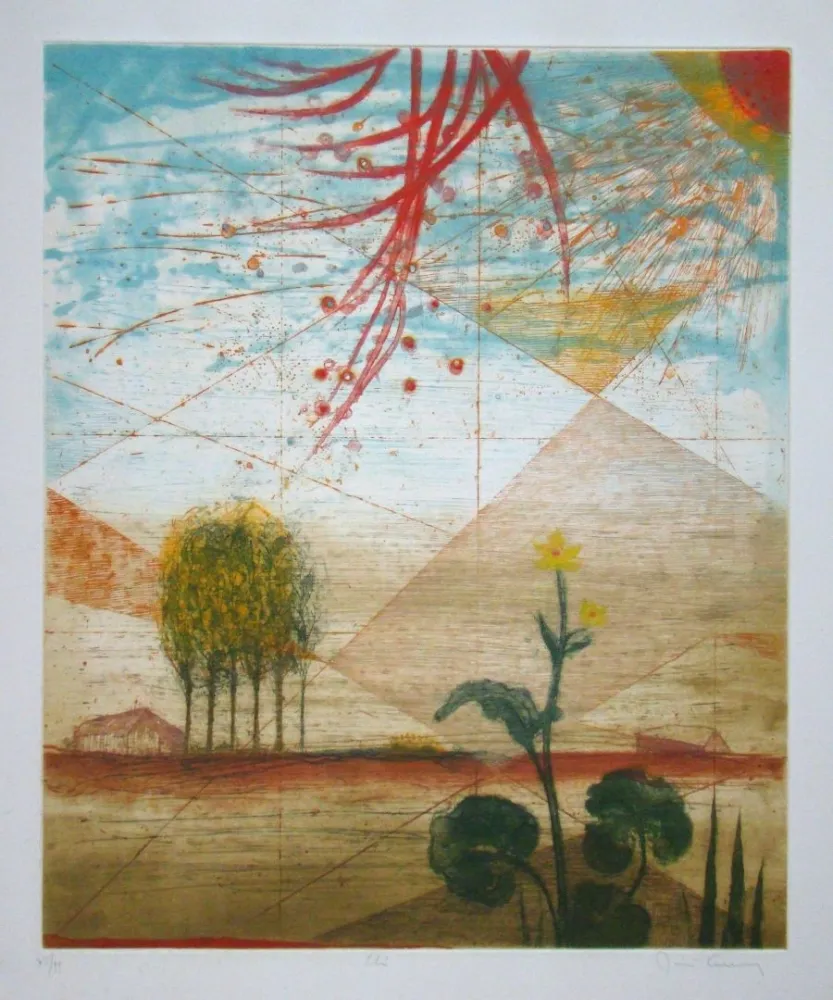 Aguafuerte Y Aguatinta Carcan - Été