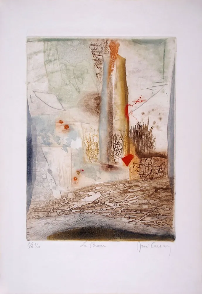 Aguafuerte Y Aguatinta Carcan - La brume