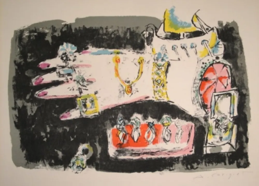 Litografía Carigiet - Les Bijoux