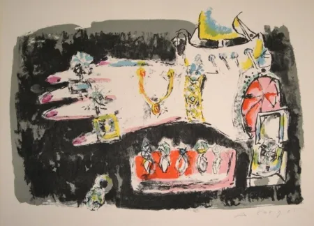 Litografía Carigiet - Les Bijoux