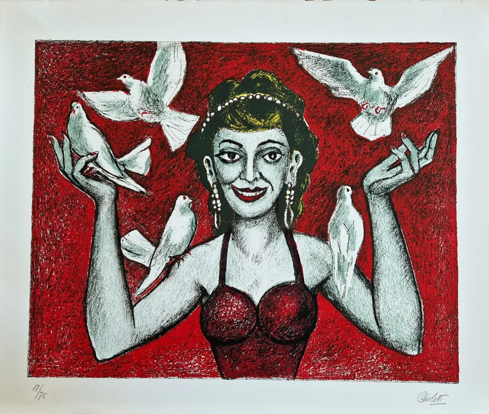 Litografía Carletti - La valletta