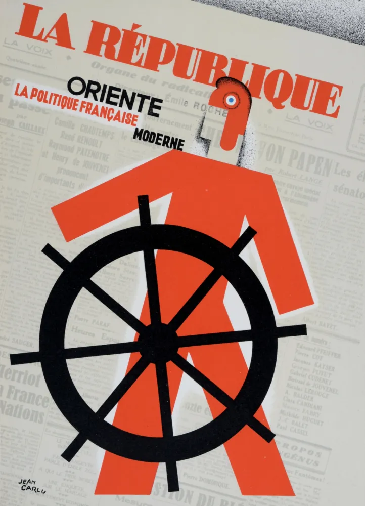 Litografía Carlu - La République, 1928