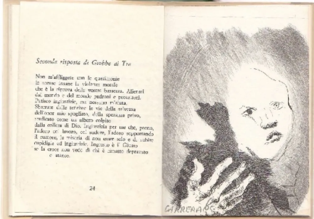 Aguafuerte Carrera - Giobbe