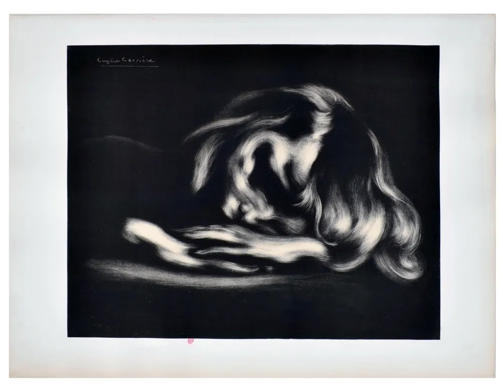 Litografía Carriere - Le Sommeil