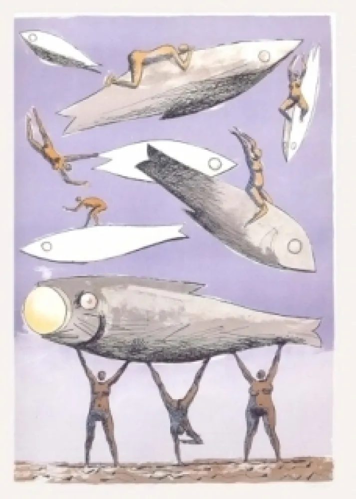 Litografía Carybe - Sans titre