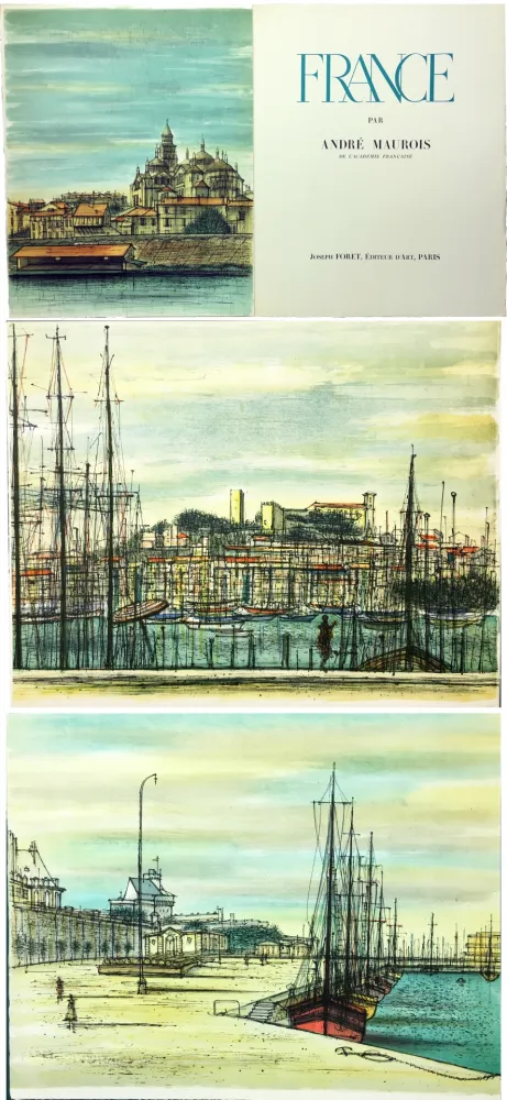 Libro Ilustrado Carzou - André Maurois : FRANCE (1959)