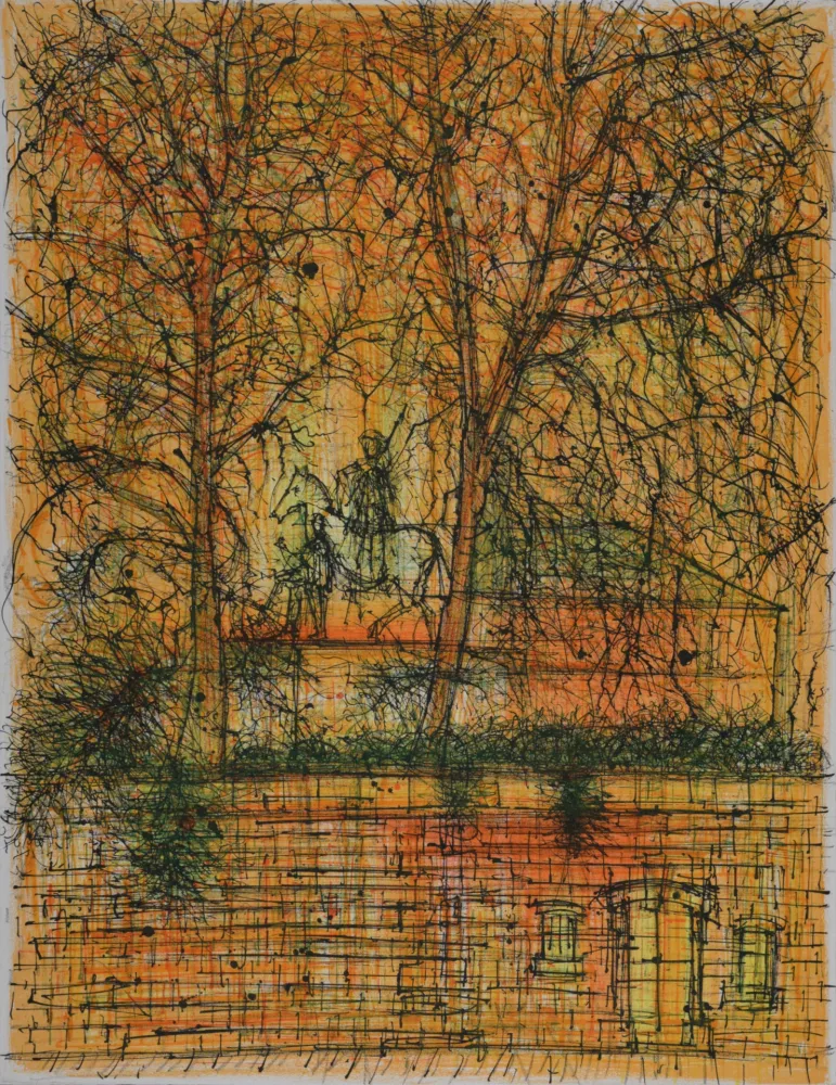 Litografía Carzou - Homme à cheval, 1962