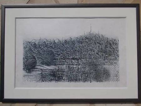 Litografía Carzou - La Colline