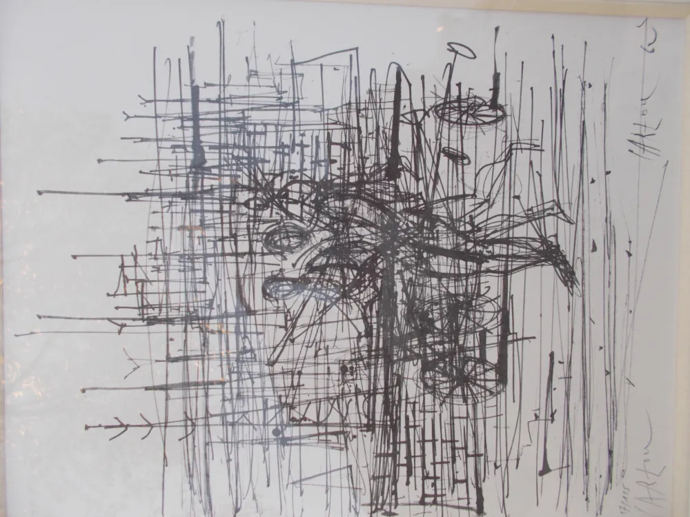 Litografía Carzou - Le champ de bataille