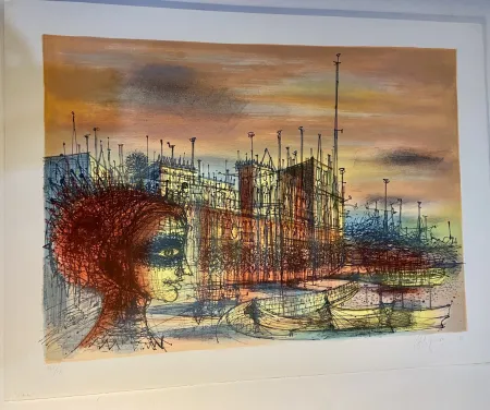 Litografía Carzou - Notre Dame de Paris