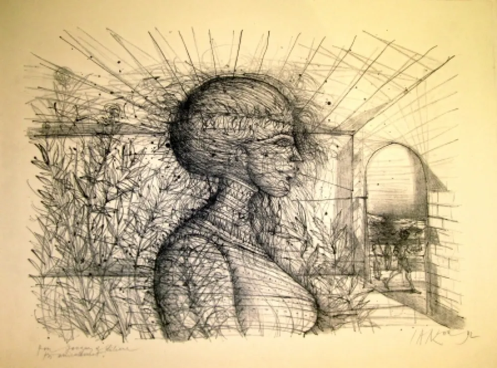 Litografía Carzou - Untitled