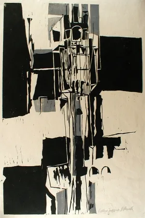 Grabado En Madera Casarella - Gothic Tower