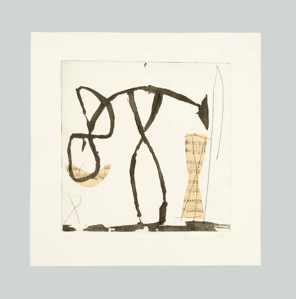 Aguafuerte Y Aguatinta Cascella - Composizione