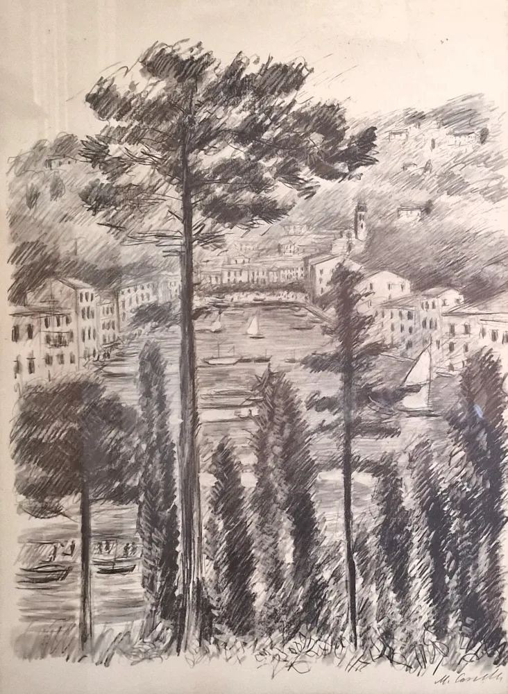 Litografía Cascella - Senza titolo