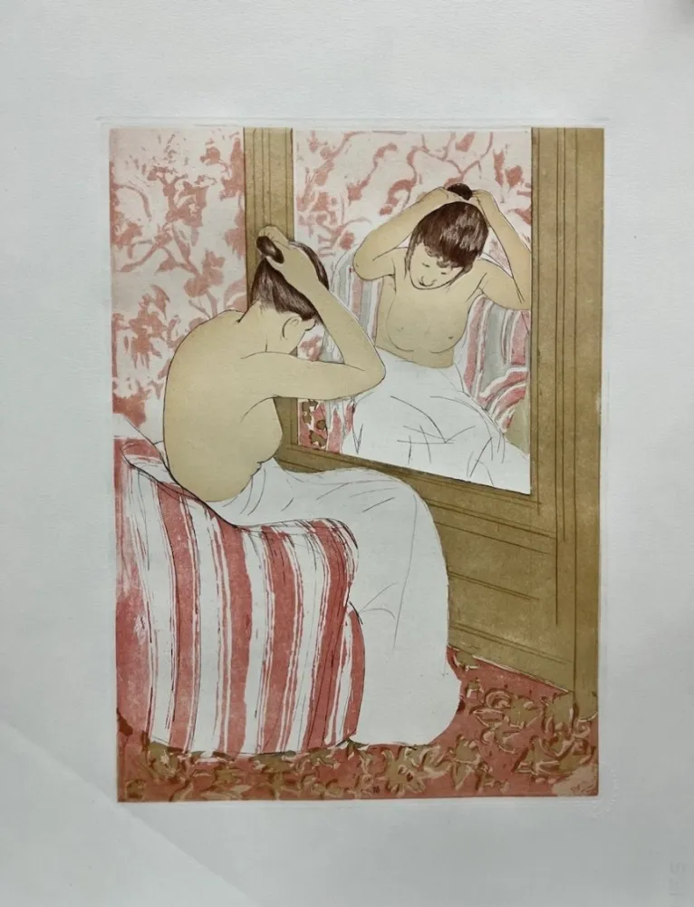 Punta Seca Cassatt - La coiffure