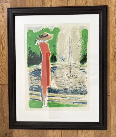 Litografía Cassigneul  - Le Jet d’eau